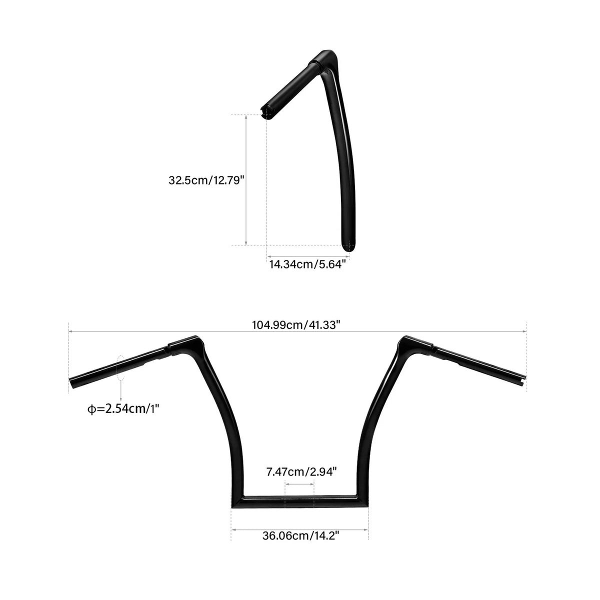 13" Fused Bar Handlebar for Harley Road Glide (2015–2024)