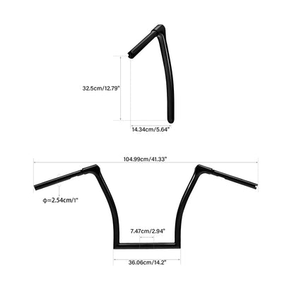 13" Fused Bar Handlebar for Harley Road Glide (2015–2024)