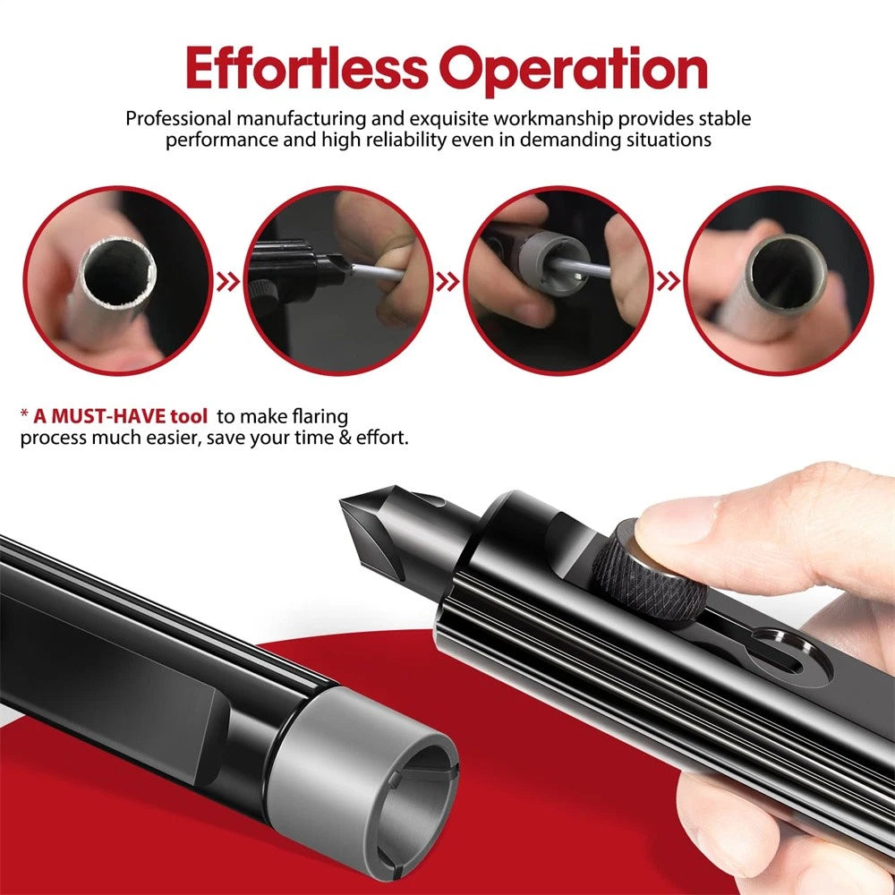 Deburring Tool for Brake Line Tubing (3/16" to 1/2")