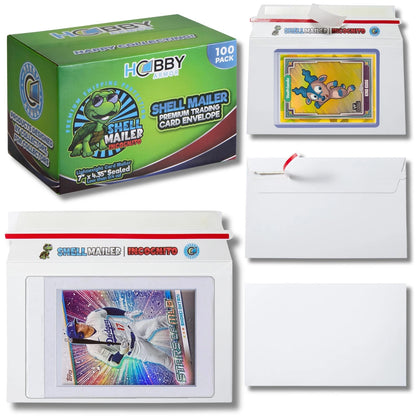 100 Pack Shell Mailer 7x4.35 inches for Shipping and Protection