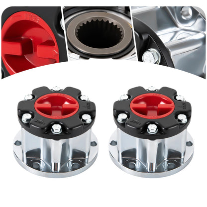 Pair Manual Wheel Locking Hubs for Toyota Pickup 4Runner (1986–1995) 43509-35030