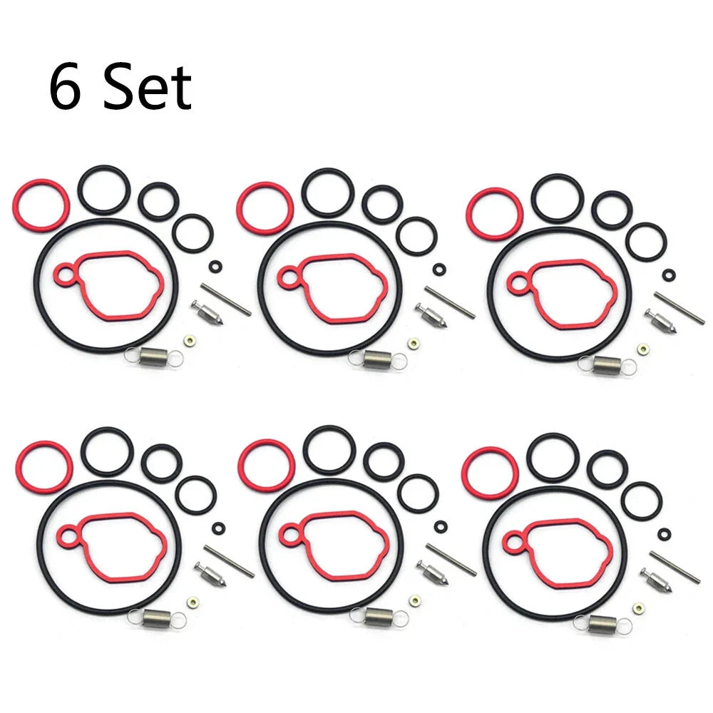 6X Carburetor Overhaul Kit for B&S 590589 08P502 093J02 (Lawn Mower)