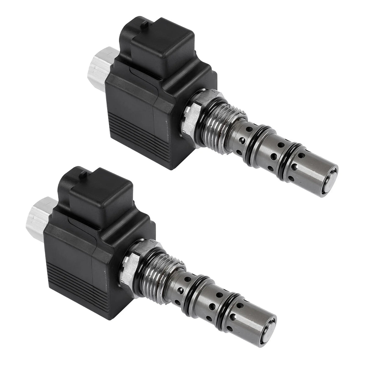 2X Solenoid Valve for John Deere 670C 672G 770C 772G 870D 872G