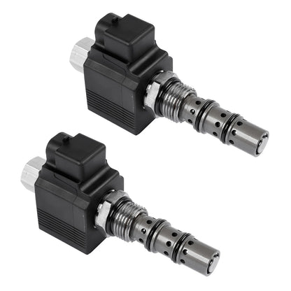 2X Solenoid Valve for John Deere 670C 672G 770C 772G 870D 872G