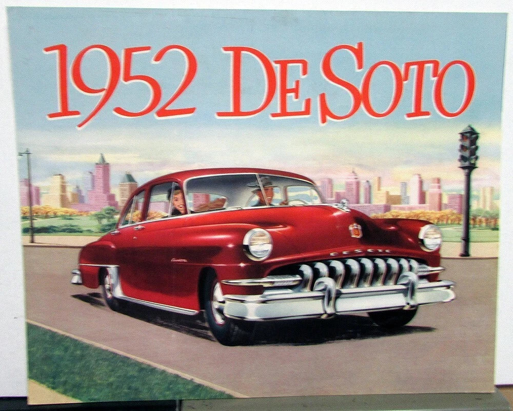 DeSoto Custom Sedan Sales Folder (1952)