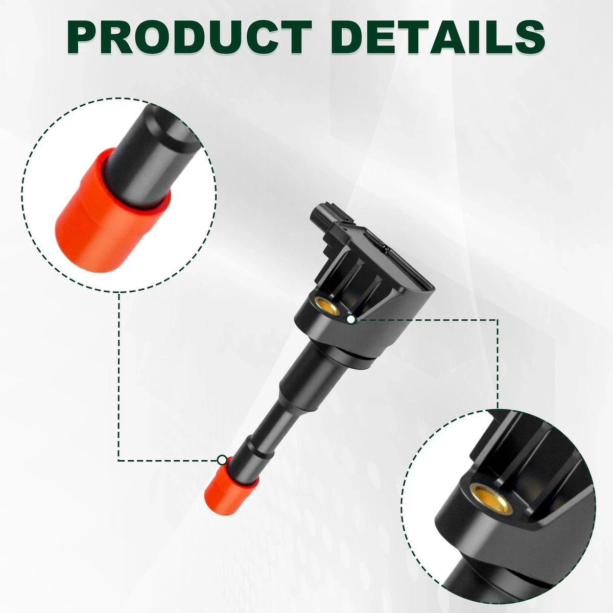 Set of 4 Ignition Coils for Honda Civic Hybrid (2003–2005) 30521-PWA-003
