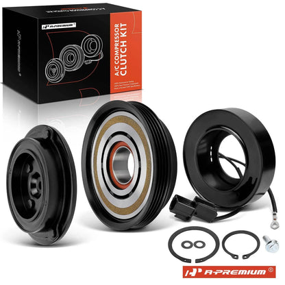 A/C Compressor Clutch Kit with 6 Groove Pulley for Kia Soul (2010–2011)