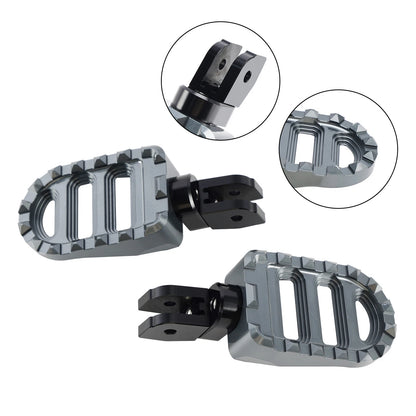 Front Footrests Foot Pegs for Moto Guzzi Stelvio/V100 Mandello/V7 850 (FP-359-Gray)