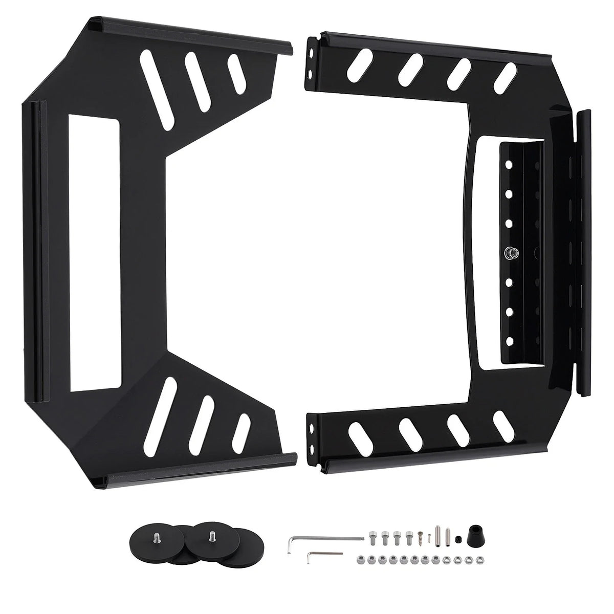 Flat Mount Support for Starlink Gen 3 for RV Vans, Boats (Black Steel)
