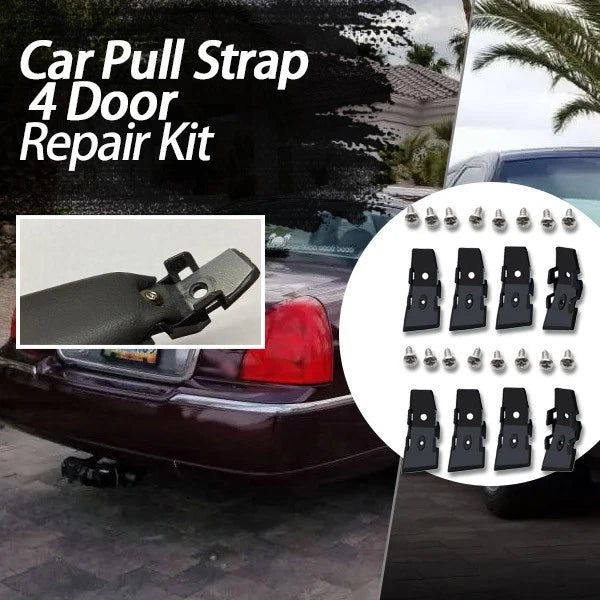 8Pcs Door Pull Strap End Caps Repair Kit for Lincoln Town Car (2003–2011)