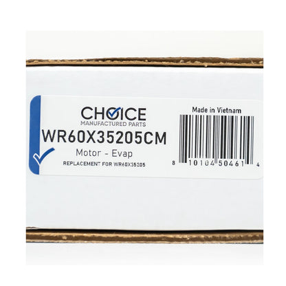 WR60X35205 Evaporator Fan Motor for GE Refrigerator