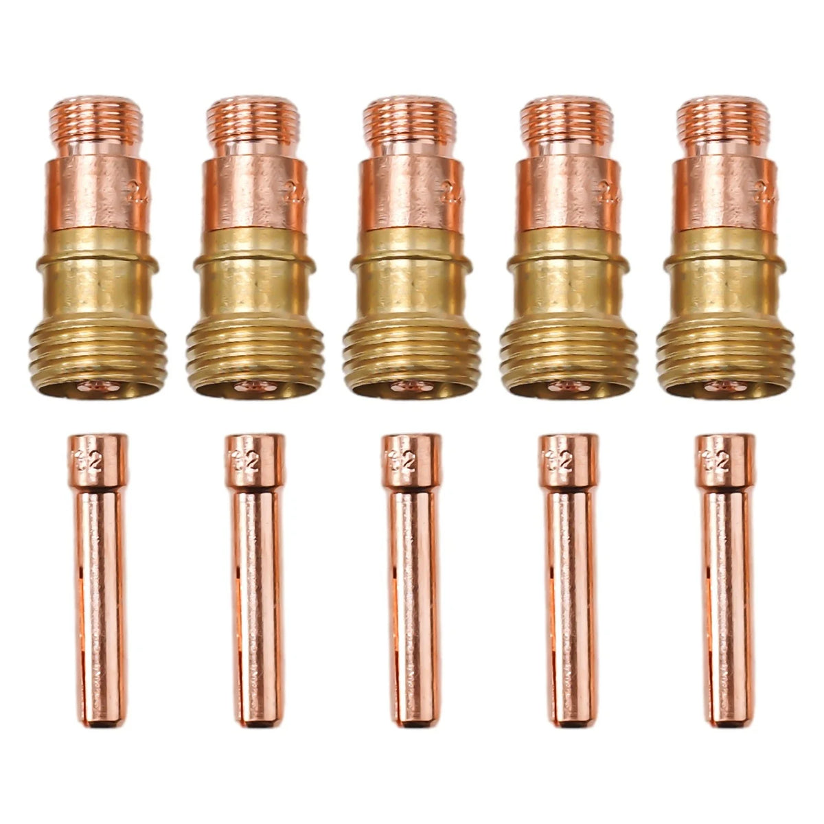 Set of 10 TIG Gas Lens 17GL332 10N24S for Welding