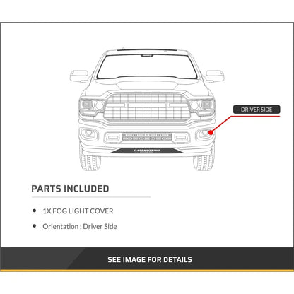 Fog Light Cover for Toyota RAV4 (2009–2012) - Chrome, TO1038128, CLX-M0-USA-REPT107534-CL360A70