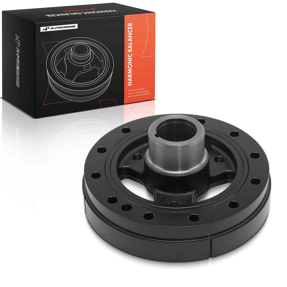 Engine Harmonic Balancer for Chevy Silverado 1500, Sierra 1500 (1999–2013) 10224885, PB1597N, PB1105N, 594-181