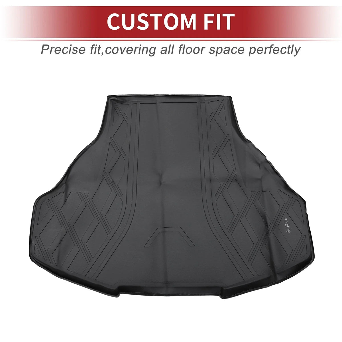 Cargo Liner Rear Trunk Mat for Honda Accord (2013–2017) TPE Diamond Pattern
