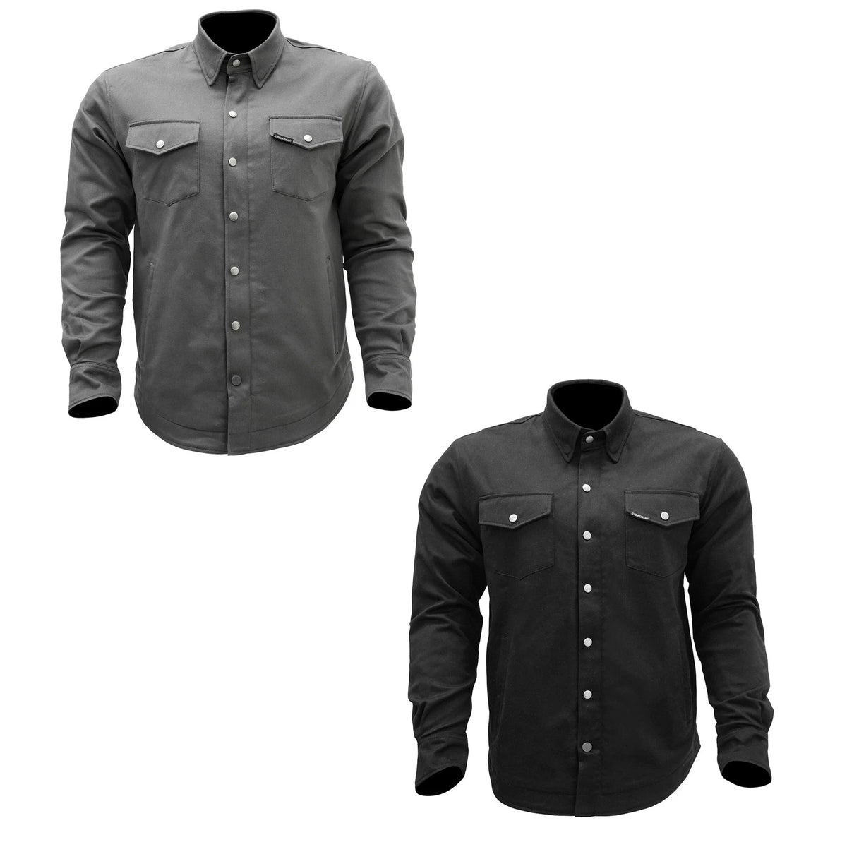 Men's Legend Canvas Motorcycle Riding Shirt for Castle X