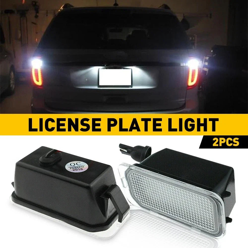 Set of 2 LED License Plate Lights for Ford C-MAX Transit Edge