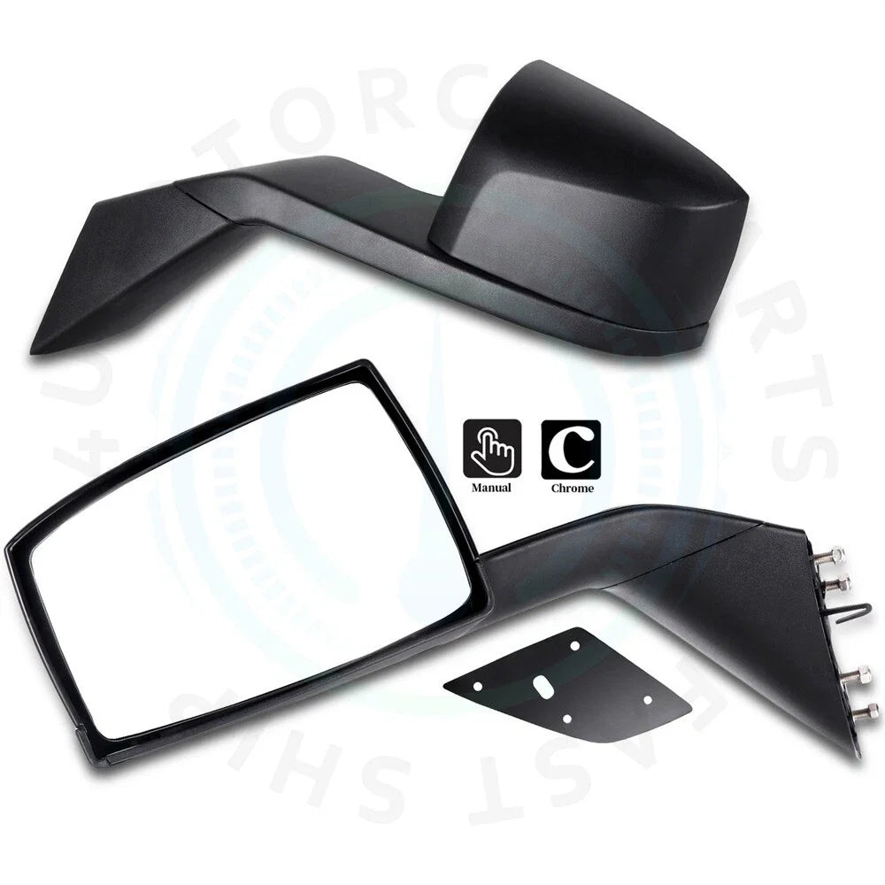 Set of 2 Side Mirrors for Volvo VNL Truck (2004–2016)