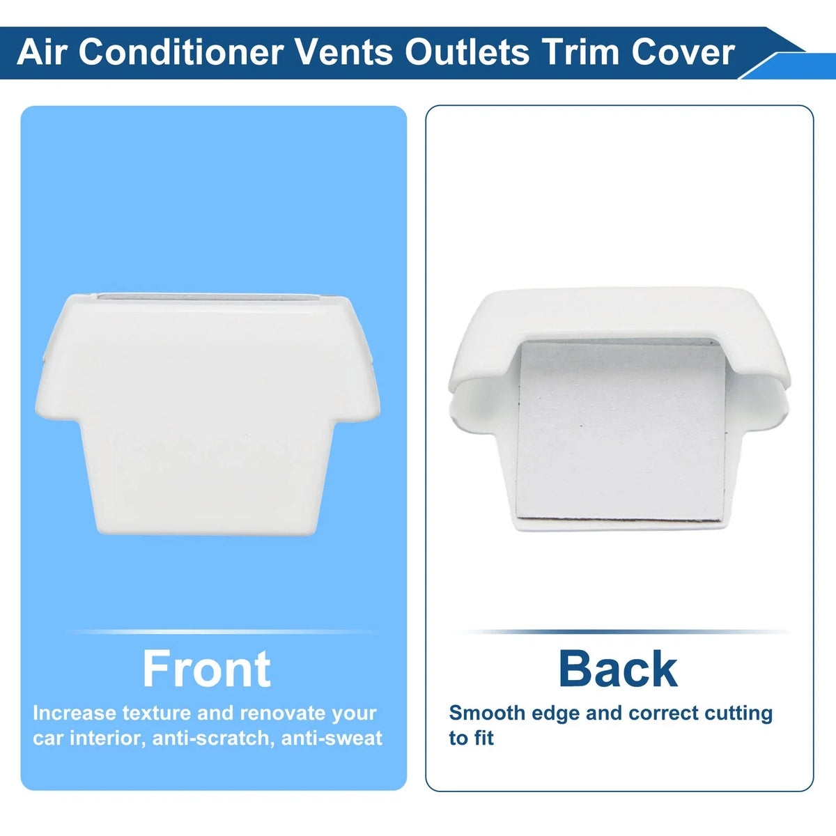 Set of 4 Air Condition Outlet Vent Trim Cover Frames for Ford Bronco (2021–2024)
