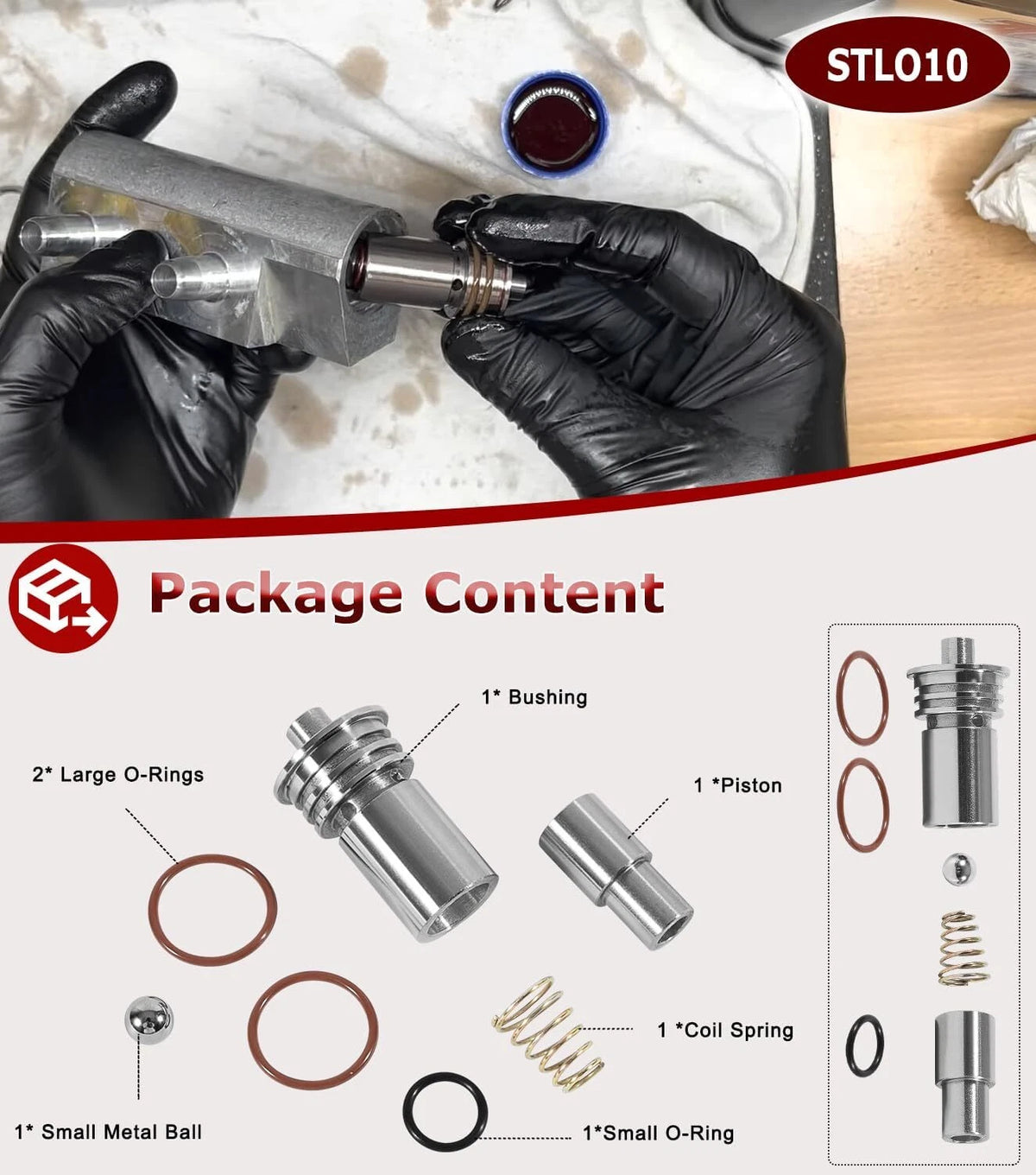 Cooler Flow Bypass Valve Kit for Cadillac Chevy GMC (2014–2024) For00549