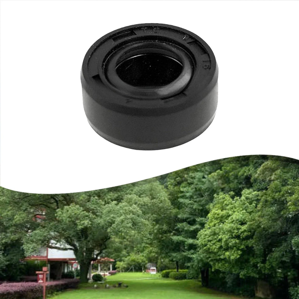 Rubber Oil Seal 8x22x7mm Dual Lips for Chainsaw Lawn Mower (Garden Equipment)