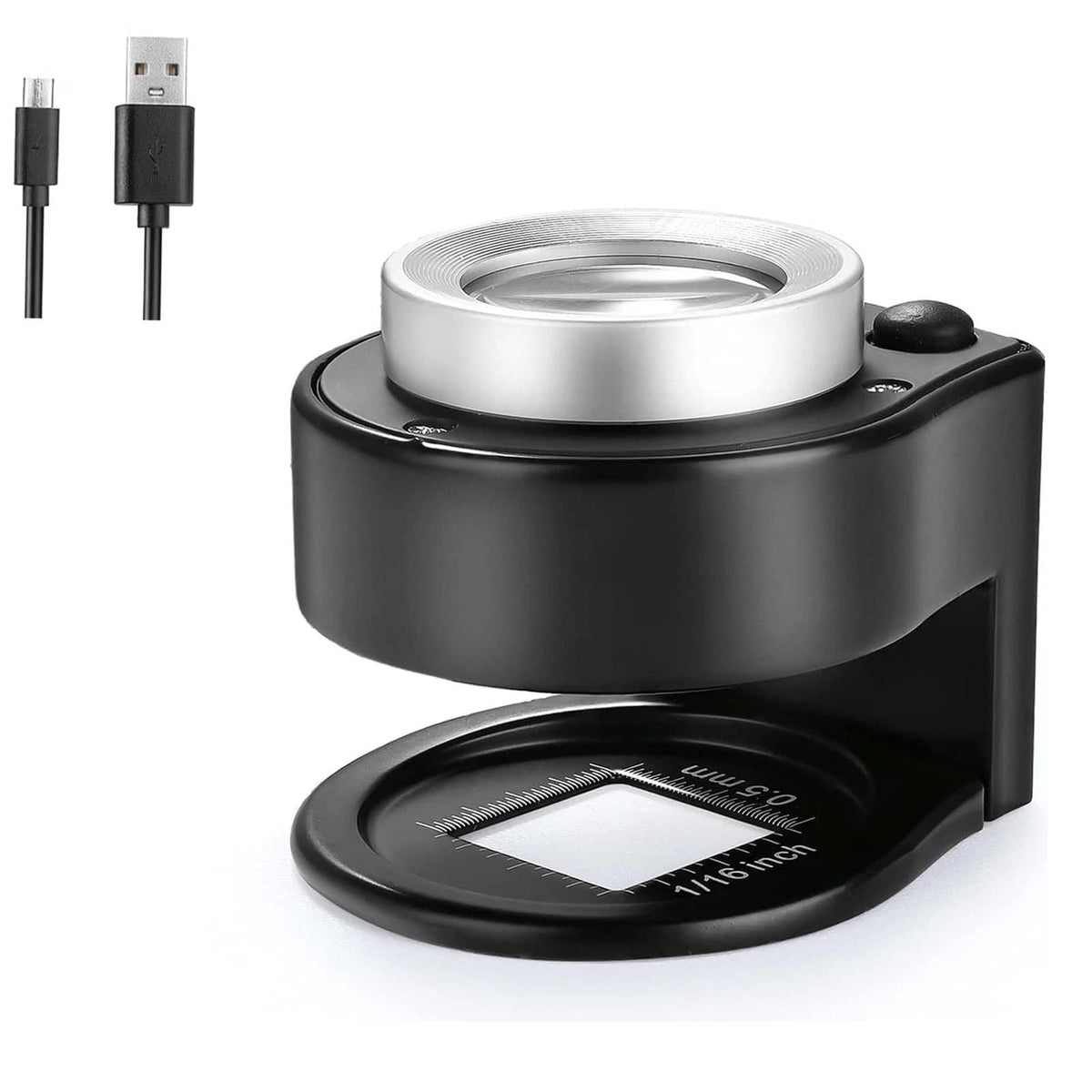 30X Loupe Magnifier with 6 Lights for Coins and Small Objects