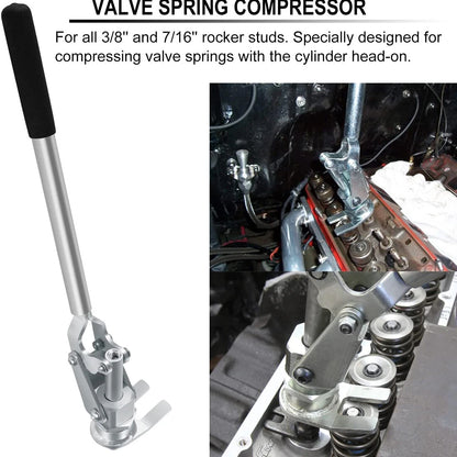 Stud Mount Valve Spring Compressor Tool for 3/8" & 7/16" Rocker Studs