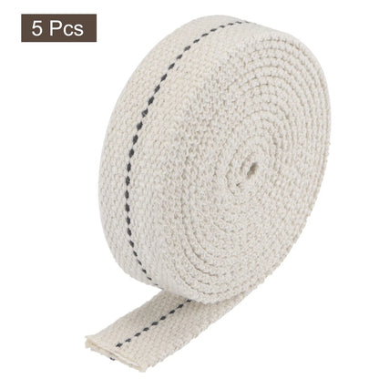 2X Oil Lamp Wick Cotton 7/8 Inch Flat Wide 2 Meter for Automotive Use