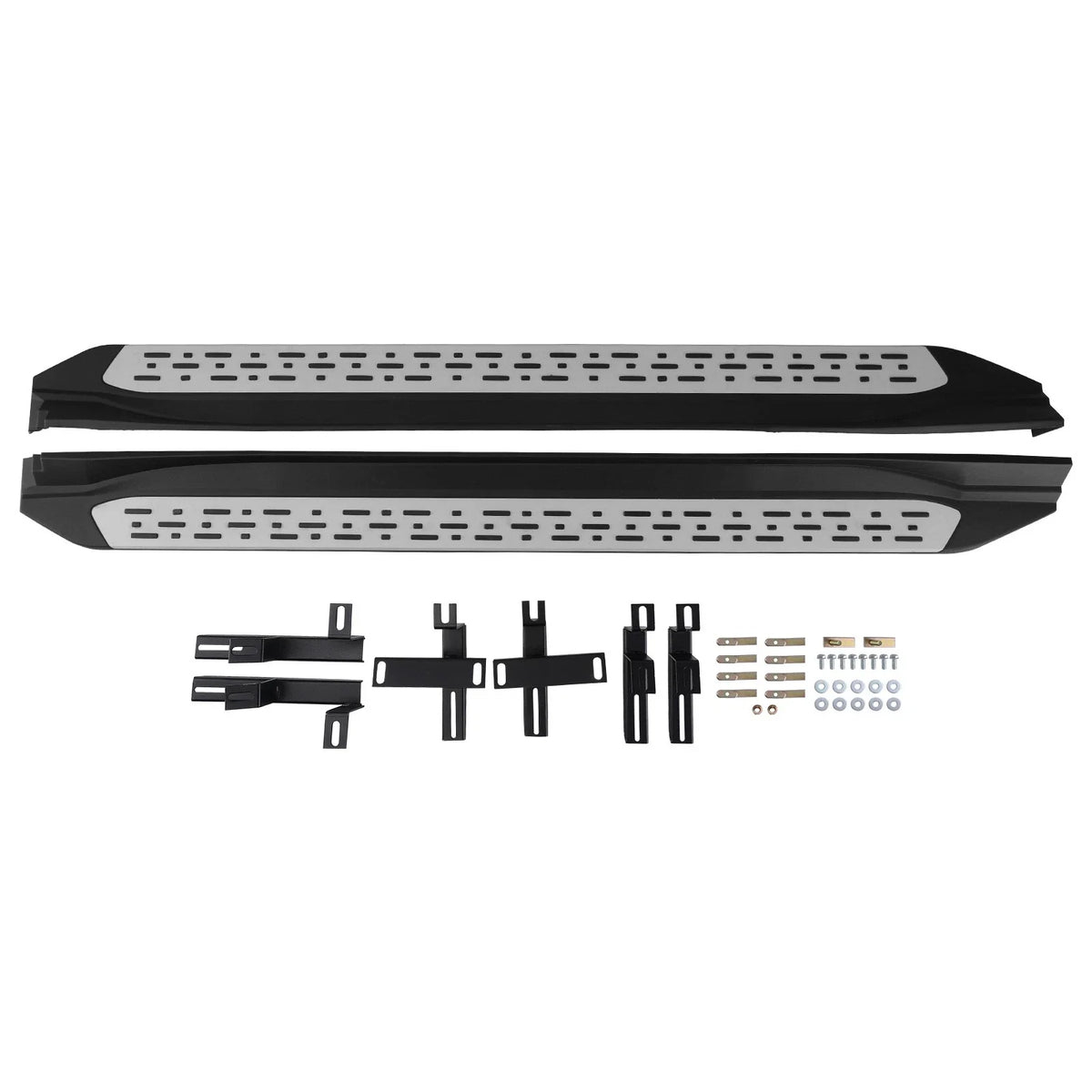 Set of 2 Nerf Bars Running Boards for Toyota Highlander (2014–2019) 74" Black