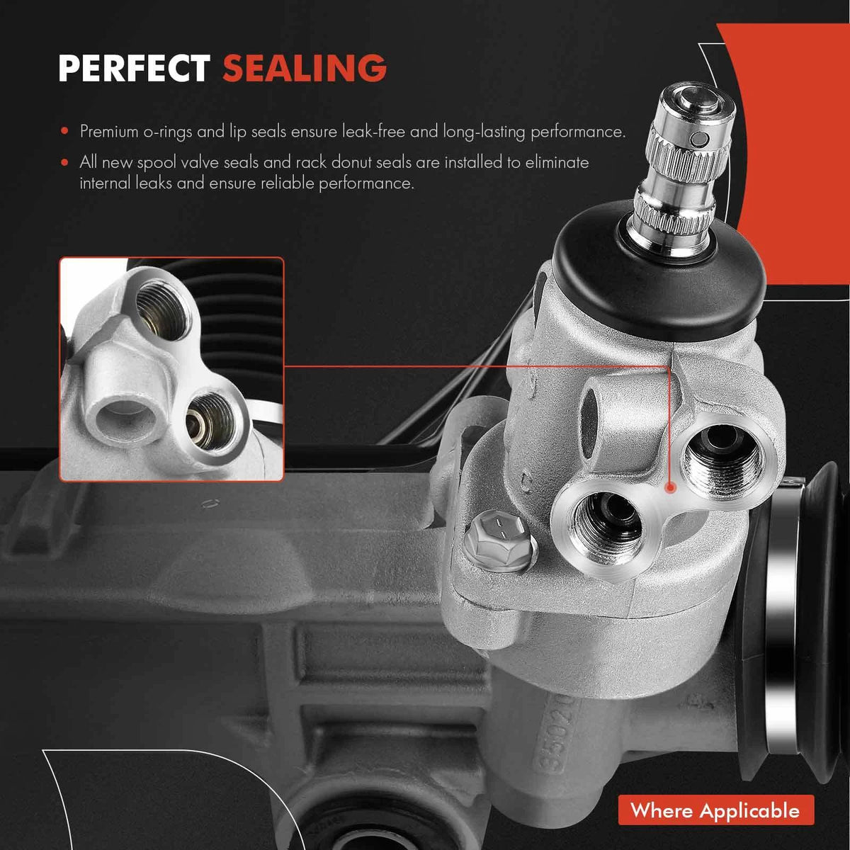 Power Steering Rack & Pinion Assembly for Honda Pilot (2009–2015) 53601SZAA02, 53601SZAA51, 53601-SZA-A51, 26-2754