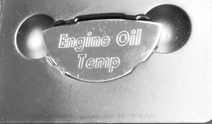 GG Gauge Emblem for Kenworth (68641) Engine Oil Temperature Stainless Steel