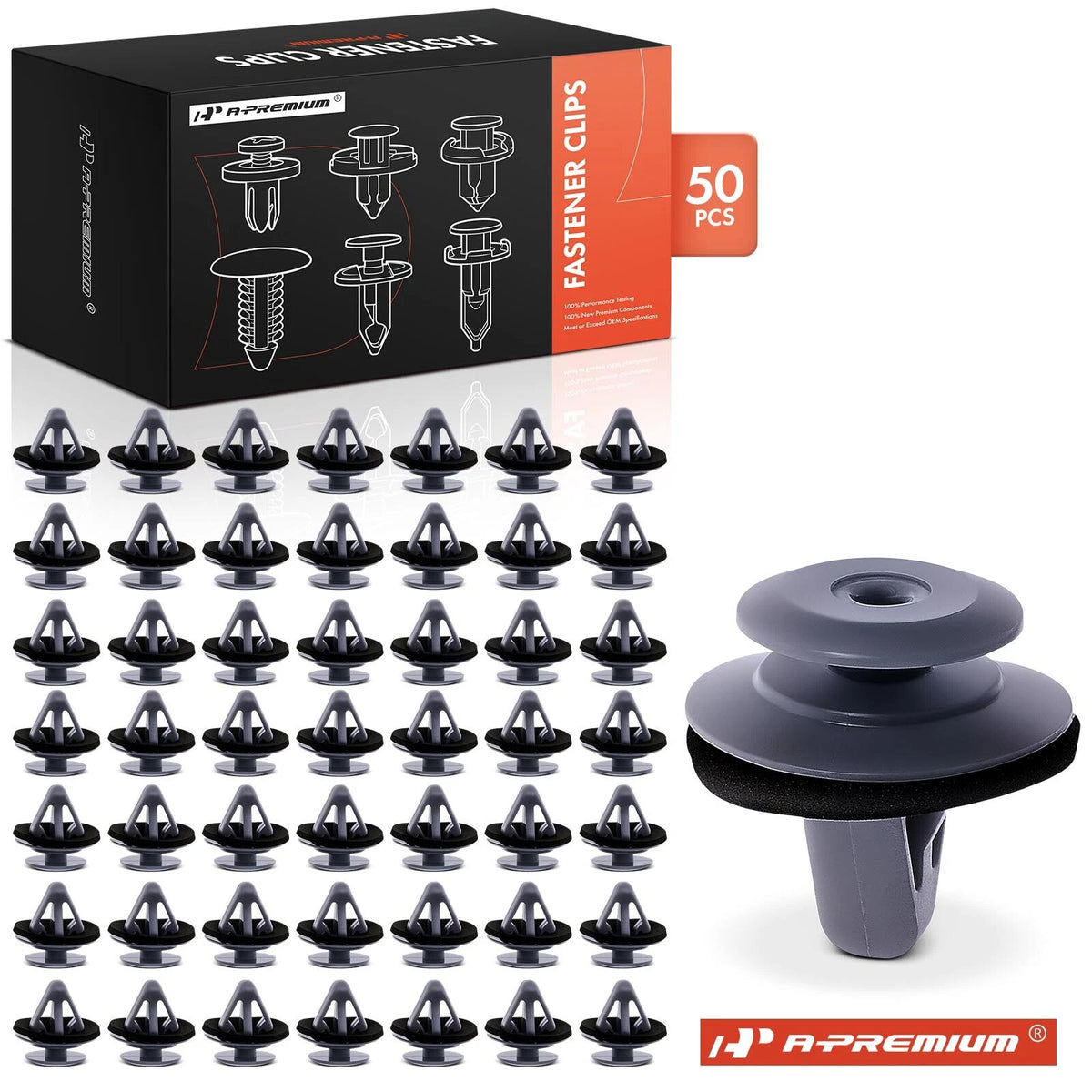 50Pcs Rocker Moulding Retainer Clip for Mazda 3 6 CX3 (TD1251SJ3A, 21412)