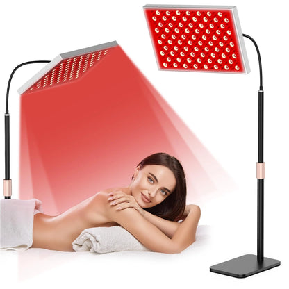 6X Red Light Therapy Panel Lamp with Stand for Body Face