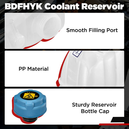 Coolant Recovery Reservoir for ProMaster 1500 2500 3500 (2014–2021) 603-832 52014880AA