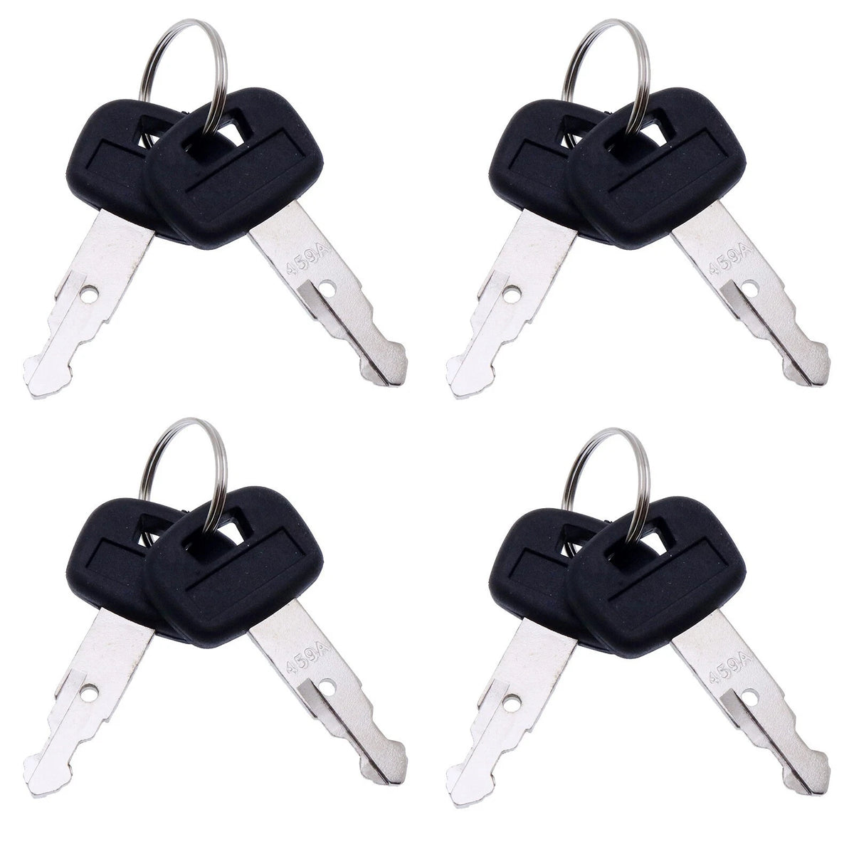 8pcs Ignition Key for Kubota Track Loaders SVL75 SVL90 SVL95-2S (S-ELI80-0101, S-ELI800101)
