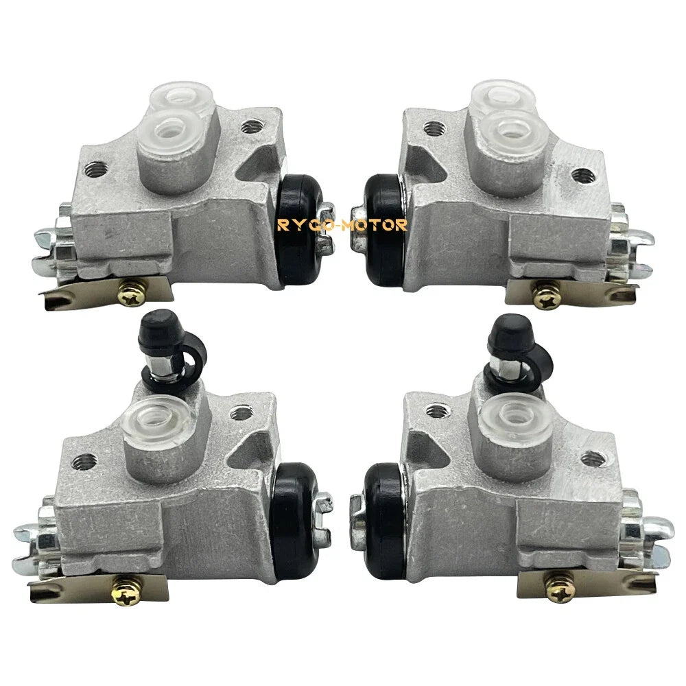 Set of 4 Front Brake Wheel Cylinders w/Shoes for Yamaha Big Bear 350 (1998–2006)