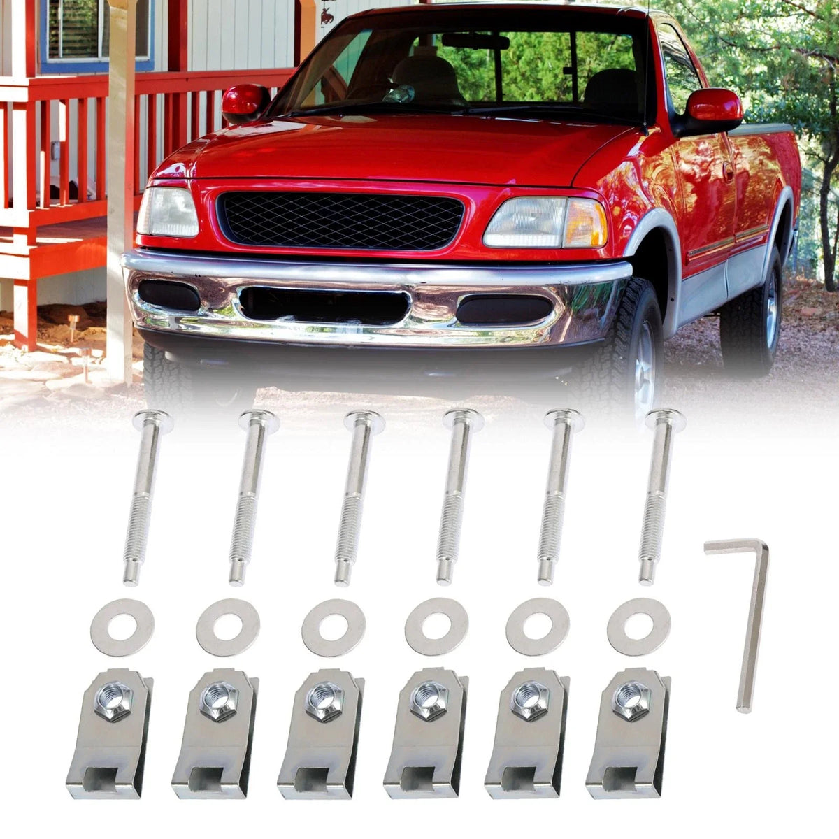 Truck Bed Mounting Bolt Nut Hardware Kit for Ford F-150 (2015–2023)