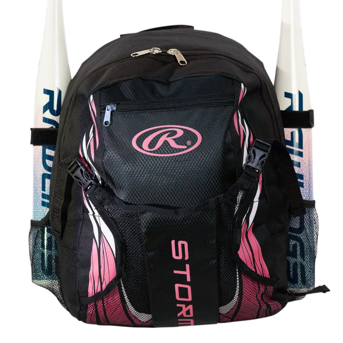 STORM Backpack Equipment Bag for Girls Standard (Black and Pink)