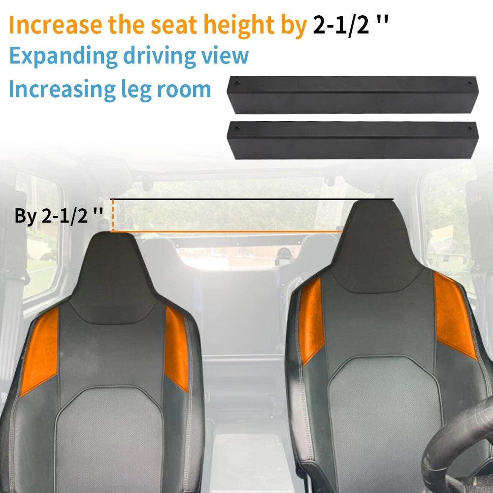 2 Pair Seat Riser Lift Kit for Polaris Xpedition (Raise 2.5 inches)