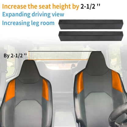 2 Pair Seat Riser Lift Kit for Polaris Xpedition (Raise 2.5 inches)