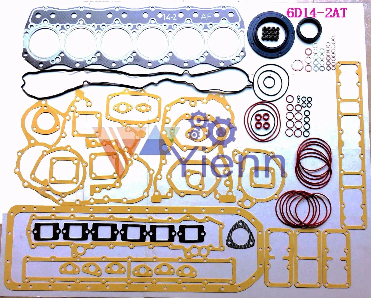 Full Gasket Kit 6D14-2AT for Mitsubishi KATO Excavator (Engine Rebuild)