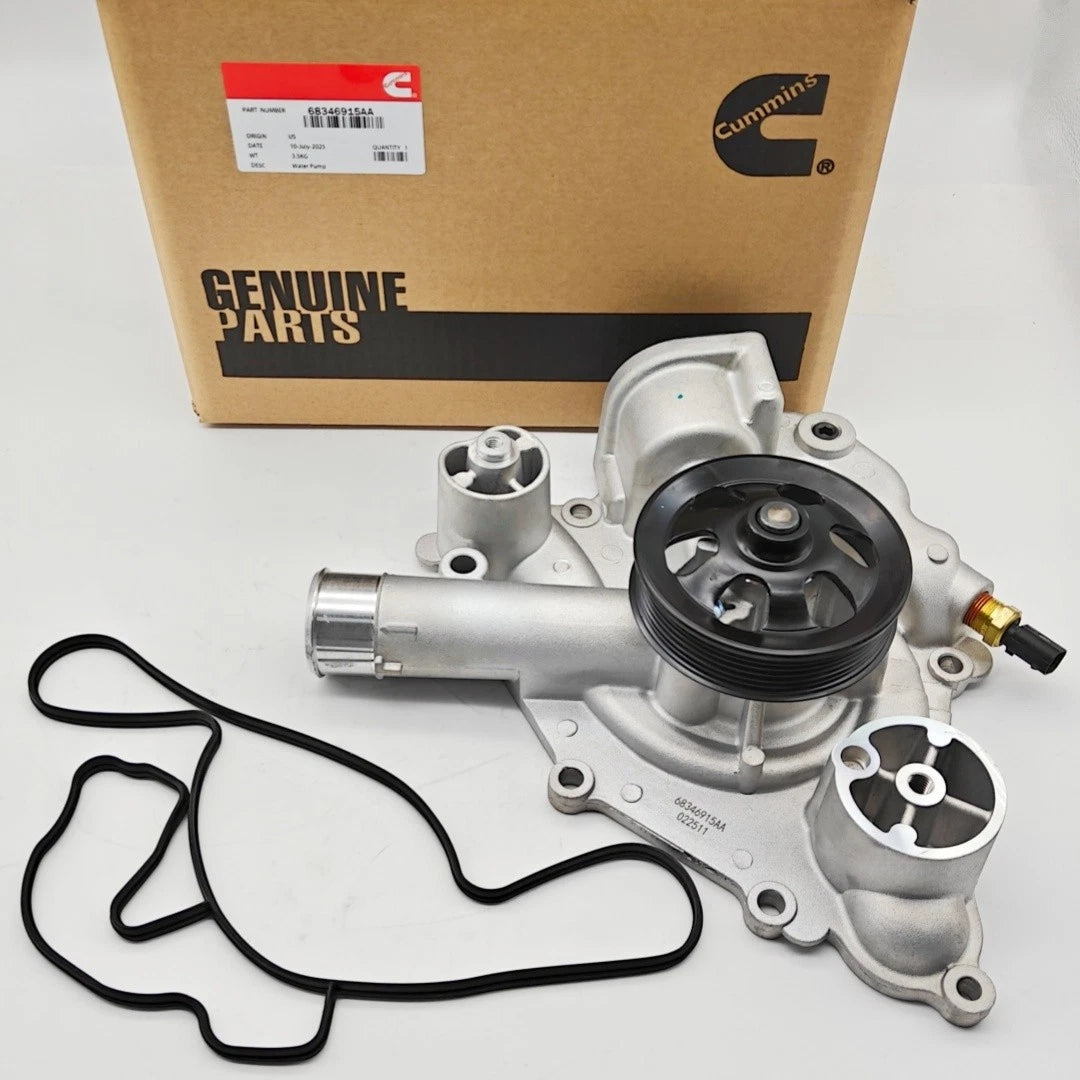 Water Pump for Jeep Dodge Chrysler HEMI 5.7L 6.4L (2011–2021) 68346915AA, 05038668AA