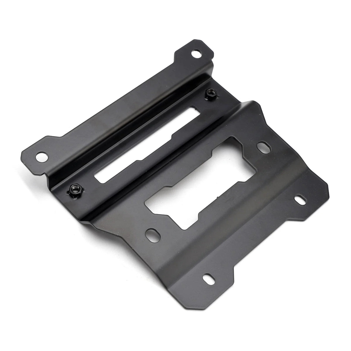 Black Aluminum Top Rack Carrier Luggage Plate for Tiger 850 Sport (2021–2024)