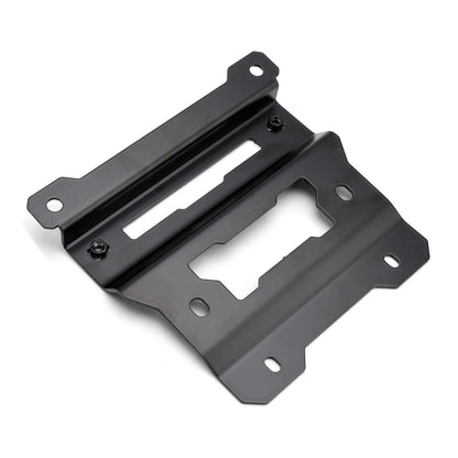 Black Aluminum Top Rack Carrier Luggage Plate for Tiger 850 Sport (2021–2024)