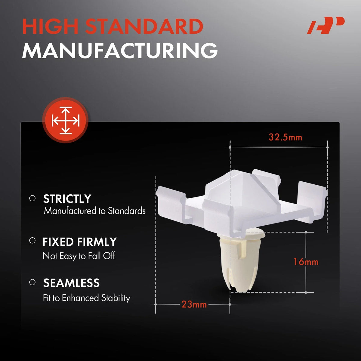20Pcs Fender & Quarter Panel Moulding Clips for Mercedes