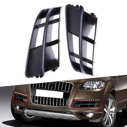Set of 2 Front Bumper Cover Outer Lower Grille for Audi Q7 (2010–2015)