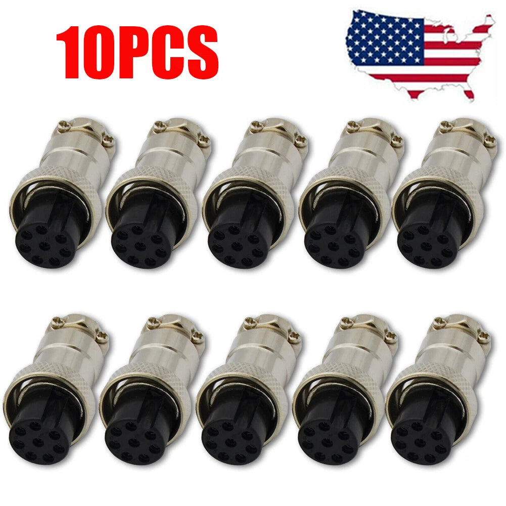 10-Pin Microphone Connector for CB Radio Coax Cable