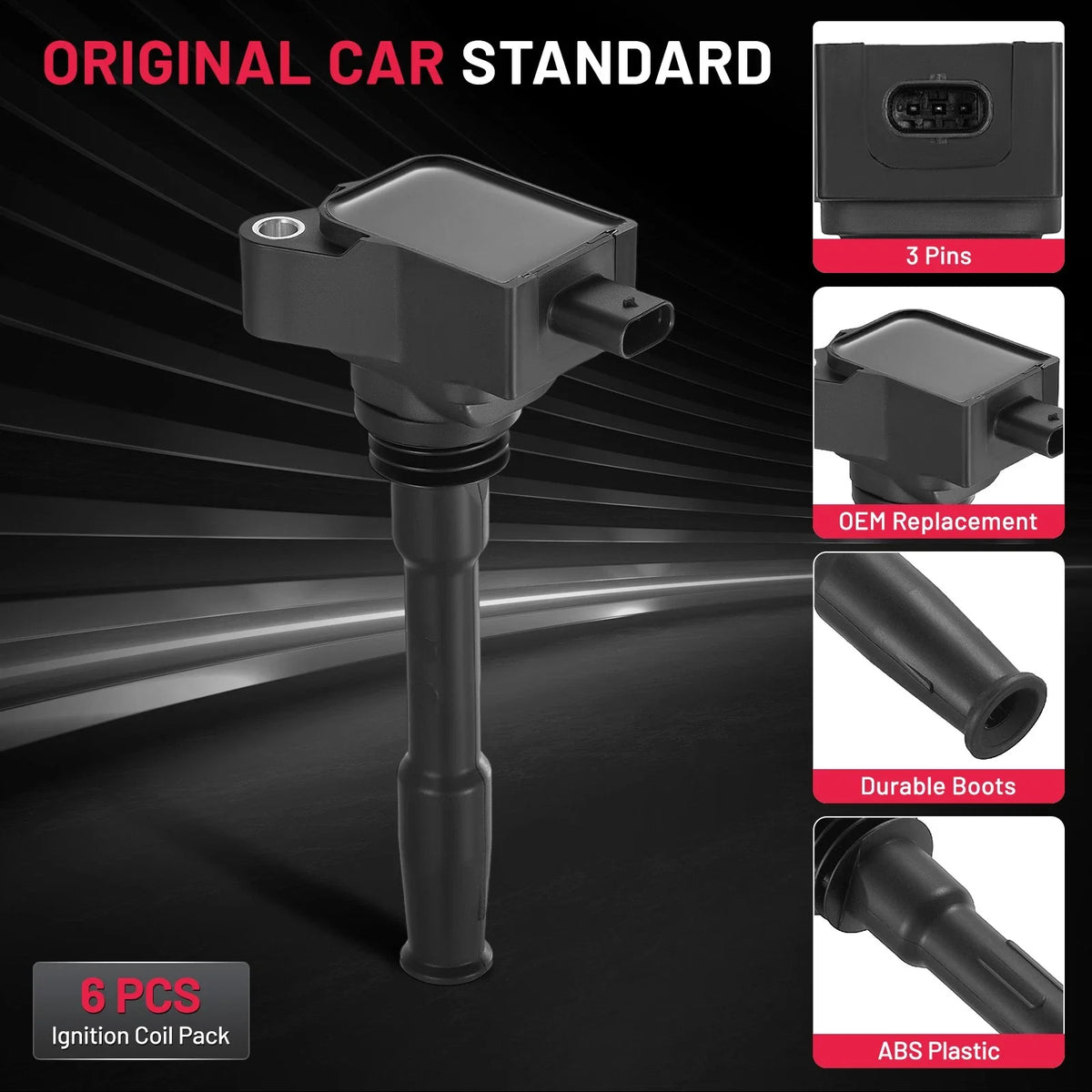 Ignition Coil Pack for Ford F-150 2.7L V6 (2018–2023)