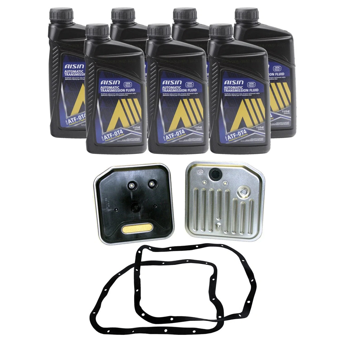 7Qt AISIN Automatic Transmission Oil T-IV & Wix Filter Kit for Dodge Ram 2500 3500 (2003–2023)