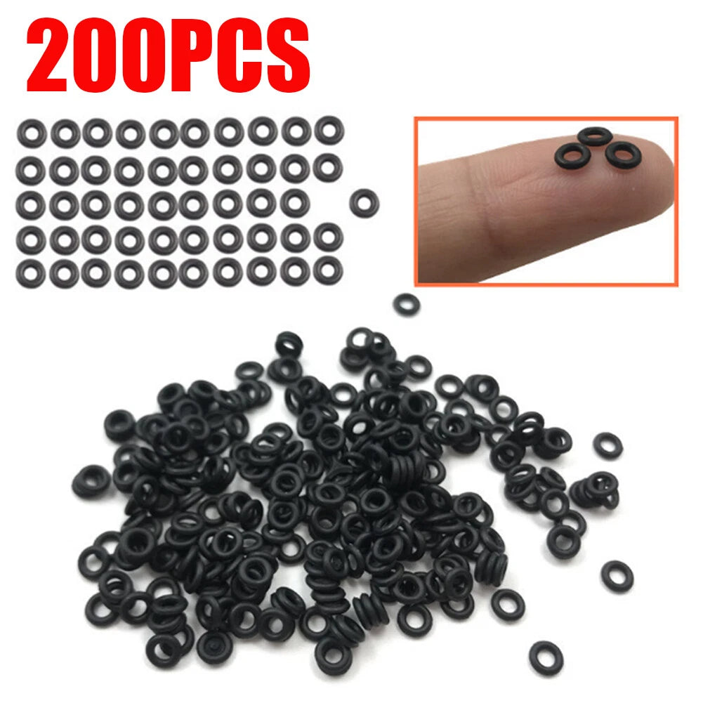 200PCS Rubber O Ring Washers for Archery Arrowhead Points